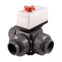 Three-way electric valve for solar panel Oku