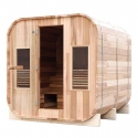 Outdoor sauna room Square Barrel