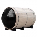 Outdoor sauna room Panoramic Barrel Alpha