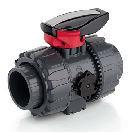 Βάνα σφαιρική pvc 2 Way dual block Fip