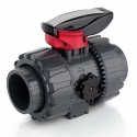 Βάνα σφαιρική pvc 2 Way dual block Fip