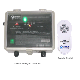 Πίνακας ελέγχου led RGB με χειριστήριο Emaux