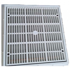 Abs frame and grate square Aqua Line