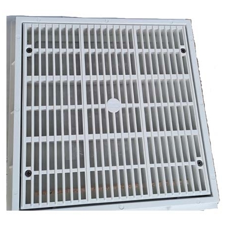 Abs frame and grate square Aqua Line