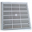Abs frame and grate square Aqua Line