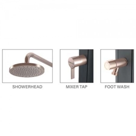 Shower Non Solar Chrome Astral