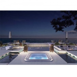 Inground overflow spa Verona Astral