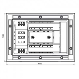 Inground overflow spa Tokyo 70