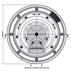 Υδρομασάζ υπερχείλισης εντιχοιζόμενο Roma Astral