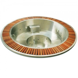 Inground overflow spa Vulcano Astral