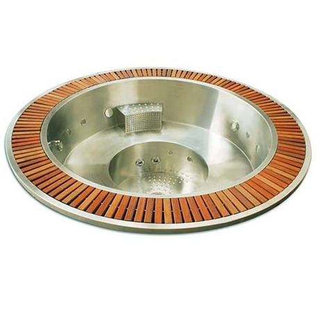 Inground overflow spa Vulcano Astral