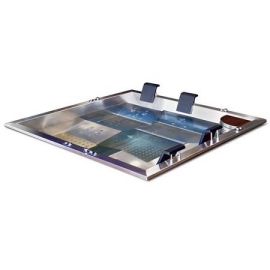 Inground overflow spa Mercurio Astral