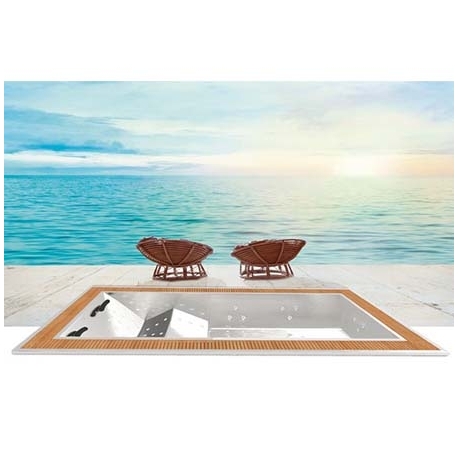 Inground overflow spa Zeus Astral