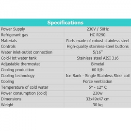 Ψύκτης πάνω πάγκου Wave