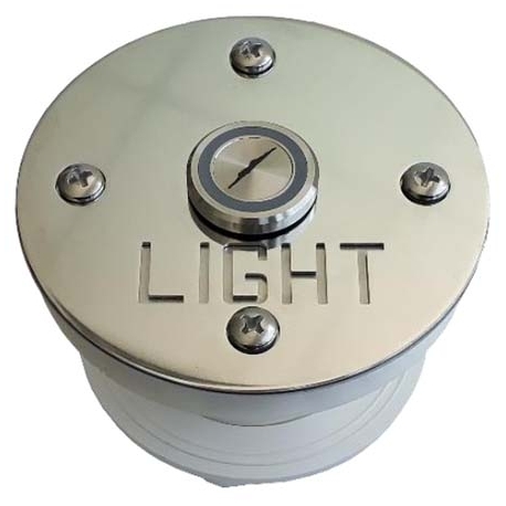 Βάση διακόπτη υδρομασάζ inox Light CPA