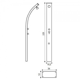  Solar shower 30 L Spring CPA