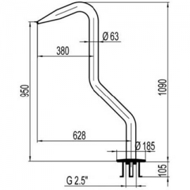 Waterfall inox Anaconda CPA