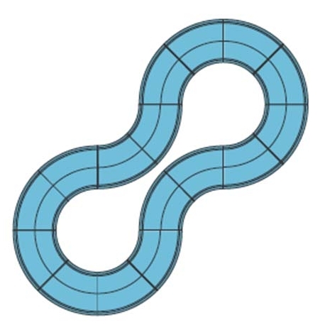 Slow river waterway Rio Grande 8 CPA