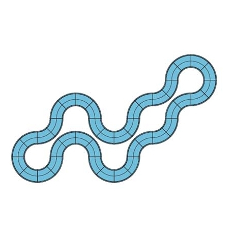 Ποτάμι ροής νερού Rio Grande 92 CPA