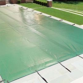 Winter cover with perimeter eyelets and elastic cord 210microns CPA