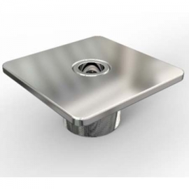 Return inlet square inox 35mm Astral