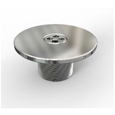 Return inlet round inox 4x8mm Astral