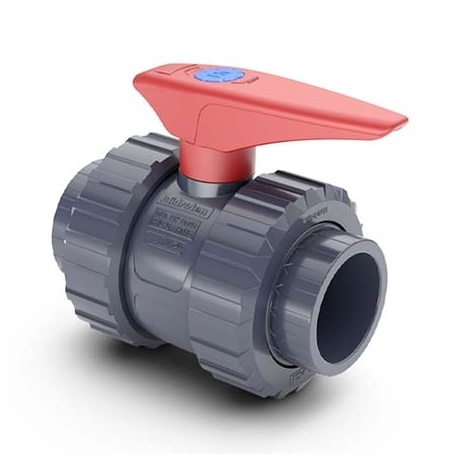 Βall valve pvc Hidroten