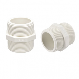Connector straight white M44