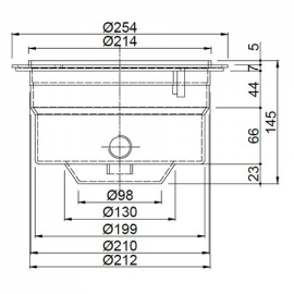 Wall niche round RSN-300 AS