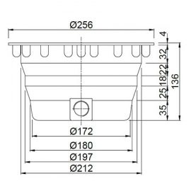 Wall niche conical RSN-301 AS