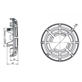 Lateral nozzle Astral