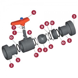 Union nut valve Standard Cepex