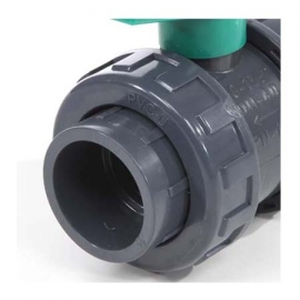 Union nut valve green PE CH
