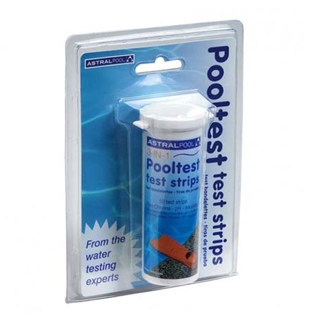 Test strips free chlorine/pH/alkalinity Astral