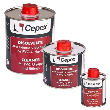 Διαλύτης προετοιμασίας συγκόλλησης pvc Cepex