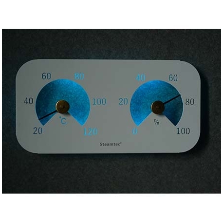 Thermo/Hygrometer with led Steamtec