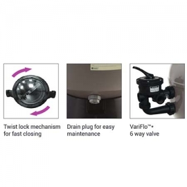 Πολυεστερικό φίλτρο άμμου ProSeries HL TL Hayward