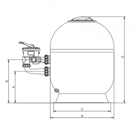 Πολυεστερικό φίλτρο άμμου ProSeries HL Hayward