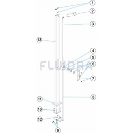 Timing switch shower with timer Astral