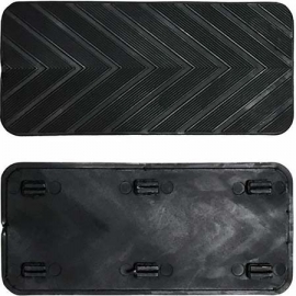 Plastic staircover black Kripsol