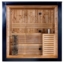 Outdoor sauna room Dice
