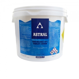 Trichloroisocyanuric acid compact tablets 90% 200 gr astral