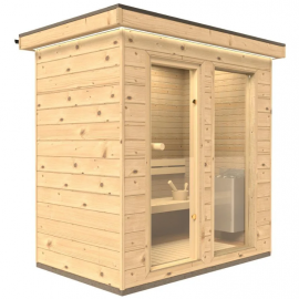 Outdoor sauna room Mia Supine