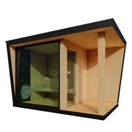 Outdoor sauna room Leo Supine
