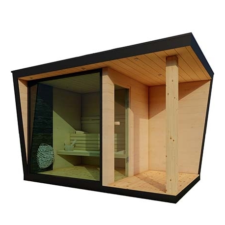 Outdoor sauna room Leo Supine