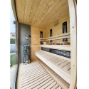 Outdoor sauna room Sven Supine
