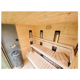 Outdoor sauna room Sven Supine
