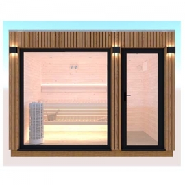 Outdoor sauna room Sven Supine