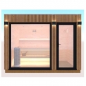 Outdoor sauna room Sven Supine