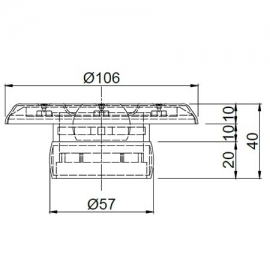 Stainless steel side inlet ASRI/SFT AS